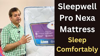 Sleepwell Pro Nexa Classic Mattress Good For Back pain amp Comfortable in Sleeping [upl. by Arly]