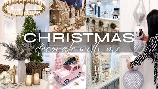 CHRISTMAS DECORATE WITH ME  Christmas Decorating Ideas  Christmas Decor Ideas [upl. by Eilyak]