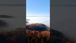 Inwersja nad Kotliną Kłodzką 😍 nature disturbed autumn kgp [upl. by Ahsenhoj640]