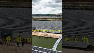 20Mwp Floating solar farm ⚡️education solareducation future solarfarm [upl. by Esilec333]