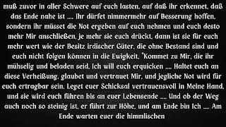 GROßE TRÜBSAL  BEWEIS DER WAHRHEIT DES GÖTTLICHEN WORTE [upl. by Kerr]