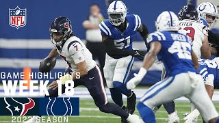 Houston Texans vs Indianapolis Colts  2023 Week 18 Game Highlights [upl. by Mohammed]