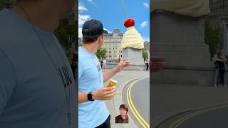 Statues into Ice Cream Delicious magic challenge icecream prank funny creamy funpost [upl. by Frymire]