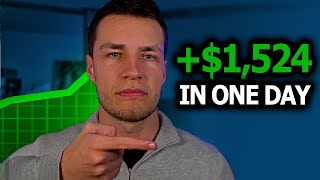 How I Made 1524 Today With Just 1000  Small Account Day Trading 2024 [upl. by Einehpets]