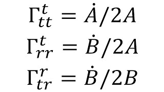 Christoffel Symbols for Birkhoffs Theorem [upl. by Henri]