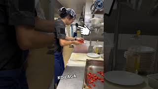 This newcomer showed the Head Chef Fastest way to slice tomatoes 😱🫡 respect shorts ytshorts [upl. by Radnaskela307]