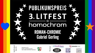 Gabriel Gerling liest »Julien Lemaire« beim 3 Litfest homochrom — RomanChromie [upl. by Burnside675]