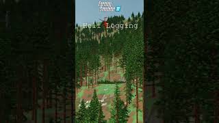 Coastal Helicopter Logging FS22 [upl. by Herries988]