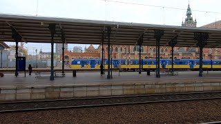 SKM Tricity Trains at Gdańsk Główny Railway Station  POLAND [upl. by Abebi29]