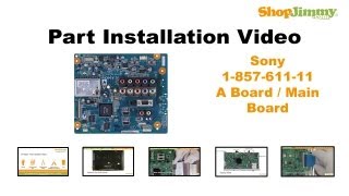 Sony KDL32BX300 KDL22BX300 185761111 A Boards  Main Boards Replacement Sony LCD TV Repair [upl. by Yasmar228]