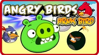 Angry Birds Arms Birds Skill Game Walkthrough Levels 14 [upl. by Marigolda]