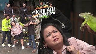 Khatron Ke Khiladi Made In India Harsh Scare Bharti Singh With Iguana [upl. by Fifine]