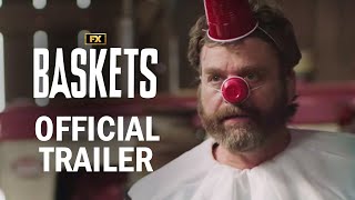 Baskets  Official Series Trailer  Zach Galifianakis Martha Kelly Louie Anderson  FX [upl. by Darraj907]