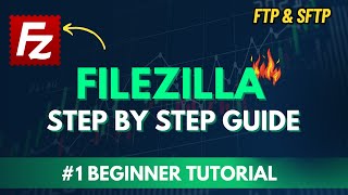 How to use FILEZILLA  FTPSFTP Simplified  Step by Step for BEGINNERS [upl. by Remington423]