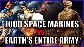 Could a Single Space Marine Chapter Conquer Earth  Warhammer 40k Lore [upl. by Jay738]