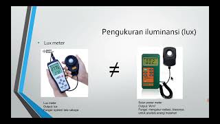 Cara pengukuran tingkat pencahayaan illuminansi lux [upl. by Niko]