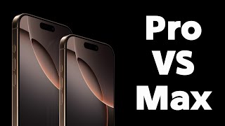 الفرق بين أيفون 16 برو وأيفون 16 برو ماكس  iphone 16 pro vs 16 pro max [upl. by Eidas87]