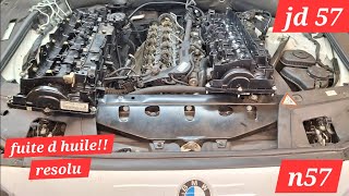 N57 bmw fuite huile 🤬💦résolu 💯💢 [upl. by Durante]