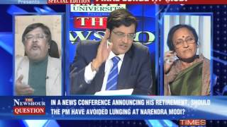 The Newshour Debate PM announces retirement  Part 1 3rd Jan 2014 [upl. by Nnaira117]