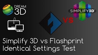 Simplify3D Vs Flashprint for the Flashforge Dreamer  Software  Dream 3D [upl. by Karalynn573]