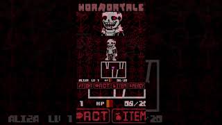 HORRORTALE no heal Sans fight by Alphys horrortale undertale undertaleau [upl. by Barbara219]