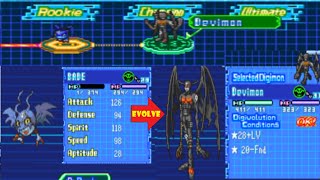 Evolving Demidevimon Turn into Devimon  Digimon World DS Walkthrough [upl. by Engdahl415]