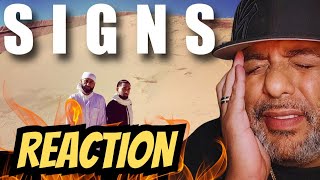 REAL RAP  Locksmith amp Lazarus  quotSignsquot Official Music Video  REACTION [upl. by Rimaa]