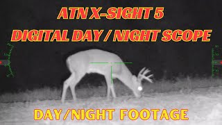 ATN X SIGHT 5 VIDEO FOOTAGE hunting atn scope [upl. by Emery]