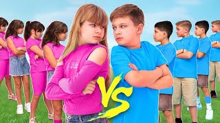 Girls vs Boys Challenge [upl. by Nahshon]