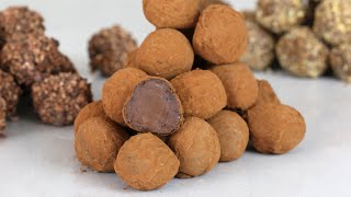 Trufas de Chocolate Negro al Whisky  Dark Chocolate Truffles with Whiskey [upl. by Selin]