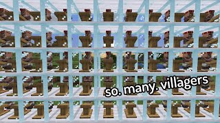 Villagers in BOXES  Easy Villagers Minecraft Mod Showcase [upl. by Reiniar877]