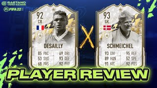 SCHMEICHEL 93 X DESAILLY 92  Lohnen sich die SBCs  FIFA 22 Player Review [upl. by Suoivatnod]