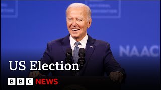 US President Joe Biden to return to campaign trail after covid isolation  BBC News [upl. by Enilrac125]