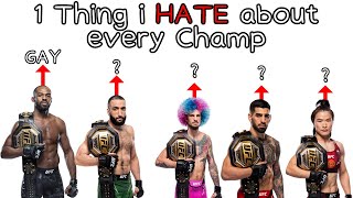 1 Thing i HATE About Every UFC Champ [upl. by Mcmurry961]