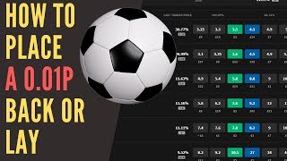 Matched Betting ⚽️ Dutching tricks  placing small amounts on exchange  PipBetscom [upl. by Kilbride36]