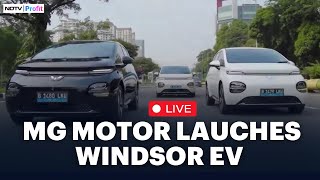 MG Windsor EV Launch LIVE I MG Windsor Launch LIVE Today I MG Windsor Price I MG Motors LIVE [upl. by Phelps866]