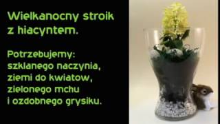 Wielkanocny stroik z hiacynta w wazonie [upl. by Hgieloj]