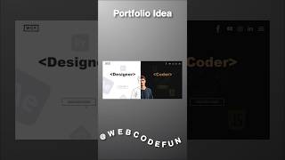 Portfolio landing page with animation using html css js portfolio designer developer frontend [upl. by Irvin400]