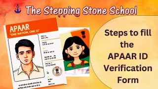 TSSS Learning Video  19  Steps to fill the Apaar ID Verification Form 2024 [upl. by Kunz]