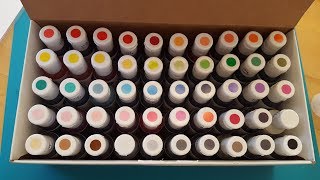 Mixing 50 Colors of Food Coloring Together to Dye Yarn AmeriColor Nifty Fifty Kit [upl. by Attalie]