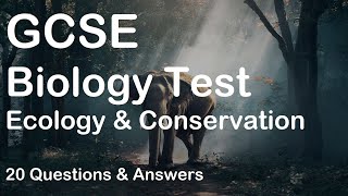 GCSE Biology  Ecology amp Environment  20 Questions amp Answers  test yourself and learn [upl. by Meihar11]