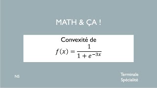 Convexité de fx11exp 3x [upl. by Garratt]