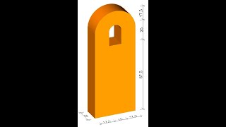 Steinmetzschule Koenigslutter Grabmal 2 in 3D mit IBSCADNaturstein [upl. by Sidky]