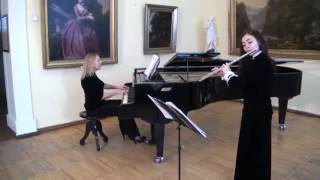 APiazzolla Libertango  Olga Zernaeva flute Olga Solovyova  piano arrang by DVarelas [upl. by Etan]