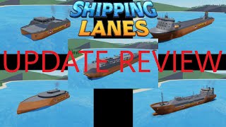 The Roblox Shipping Lanes Update is FINALLY OUT Reviewing the 5 New ships [upl. by Jocelyne758]