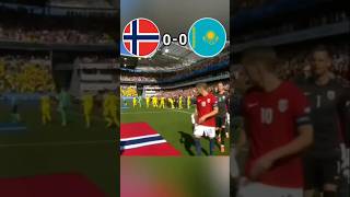 Norway VS Kazakhstan National League 2024 football Group G All goals and highlights youtude shorts [upl. by Tijnar]