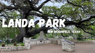 New Braunfels Tx  Landa Park 2021 [upl. by Ainedrag]