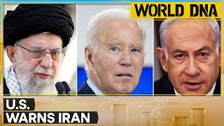 US Warns Iran It Cant Hold Back Israel  World DNA  World News  WION [upl. by Pavia]