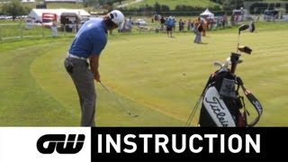 GW Instruction Brett Rumfords Golf Tips  The Chip and Run [upl. by Hewes886]