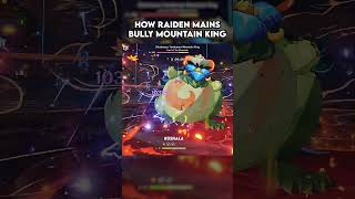 How Raiden mains bully Mountain King genshinimpact 原神 [upl. by Korff]